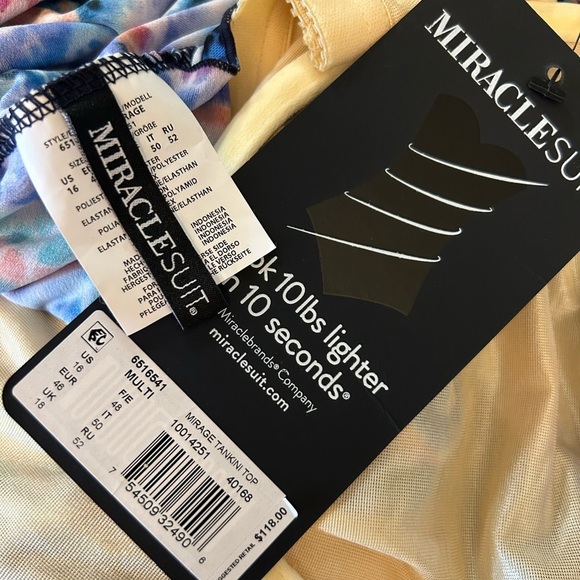 Colorful Striped Women's Swim Top - Picture 13 of 14